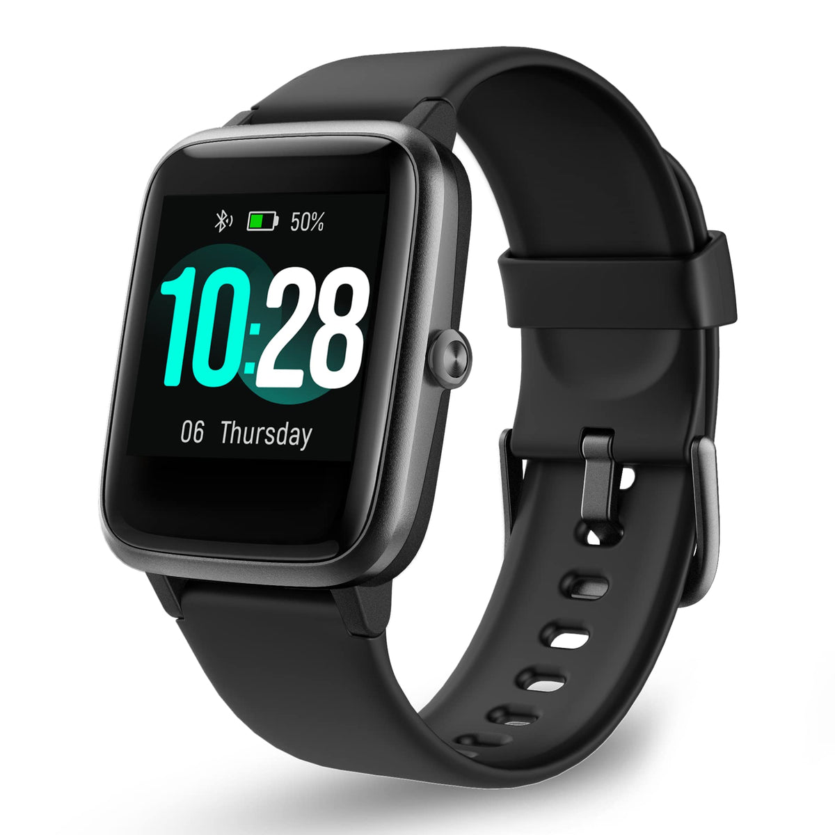 OCTANDRA Move VeryFitPro Smart Watch HR Heart Rate Sleep Monitor IP68 Waterproof Activity Fitness Tracker Step Counter Pedometer Exercise Running Watch Fitness Watches for Men & Women (ID205L) (Black)