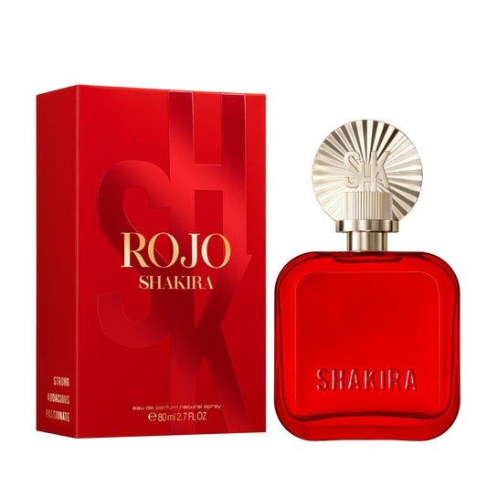 Shakira Perfumes - ROJO Eau de Parfum For Women - Long Lasting - Powerful Sensual and Charming Scent - Floral Spicy and Amber Notes - Ideal for Day Wear - 2.7 Fl. Oz