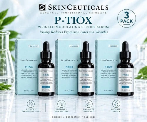 SkinCeuticals P-Tiox Wrinkle-Modulating Peptide Serum – 3 Pack | Expression Line Care
